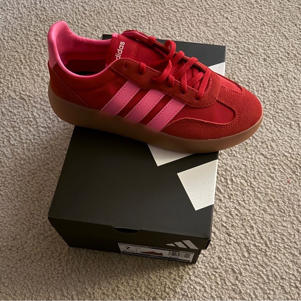 Adidas Barreda Decode  Red and Pink Sneakers